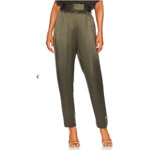 THE SEI Tapered Trouser in Green